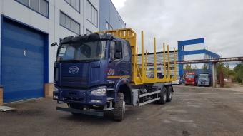Лесовоз сортиментовоз FAW J6 CA3250 6х4 Евро-5